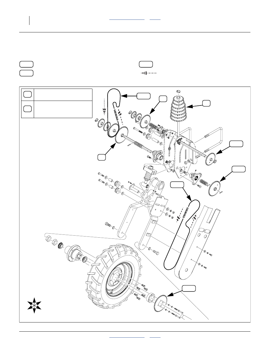 Chain routing, Gauge wheel (ground drive) chain | Great Plains 3PYP Operator Manual User Manual | Page 140 / 188