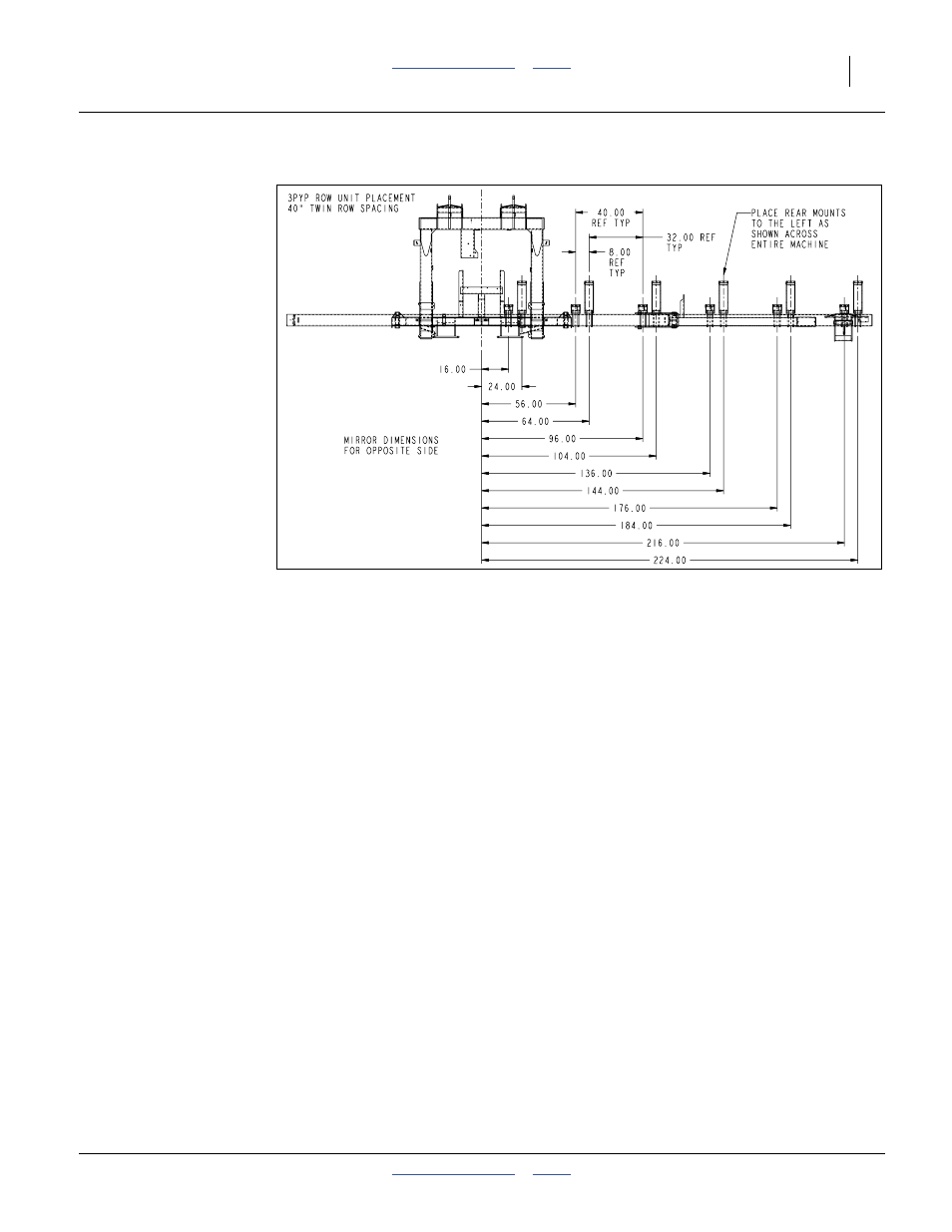 40 in. twin row spacing | Great Plains 3PYP Operator Manual User Manual | Page 149 / 188