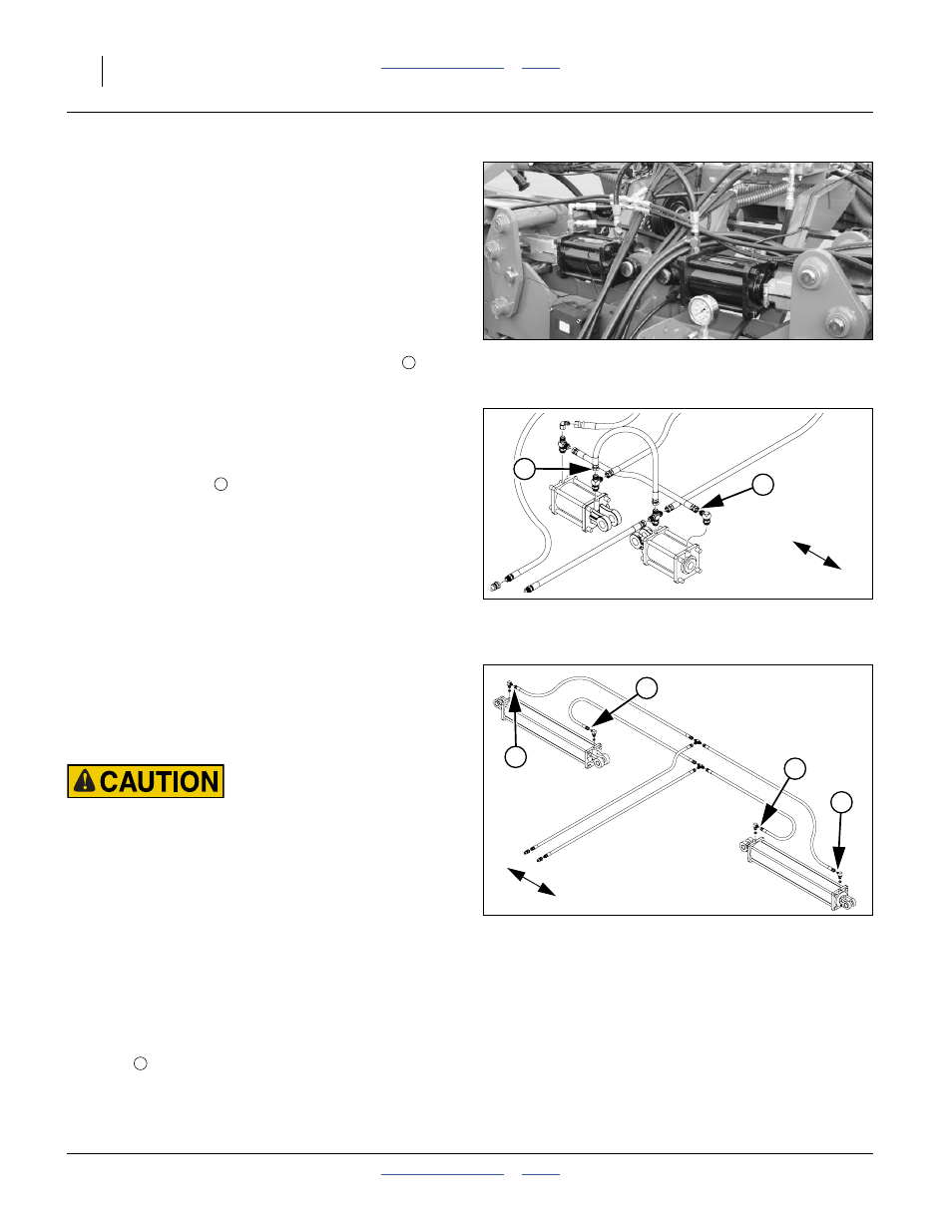Bleeding wing flex hydraulics, Bleeding wing fold cylinder hydraulics | Great Plains 3PYP Operator Manual User Manual | Page 168 / 188