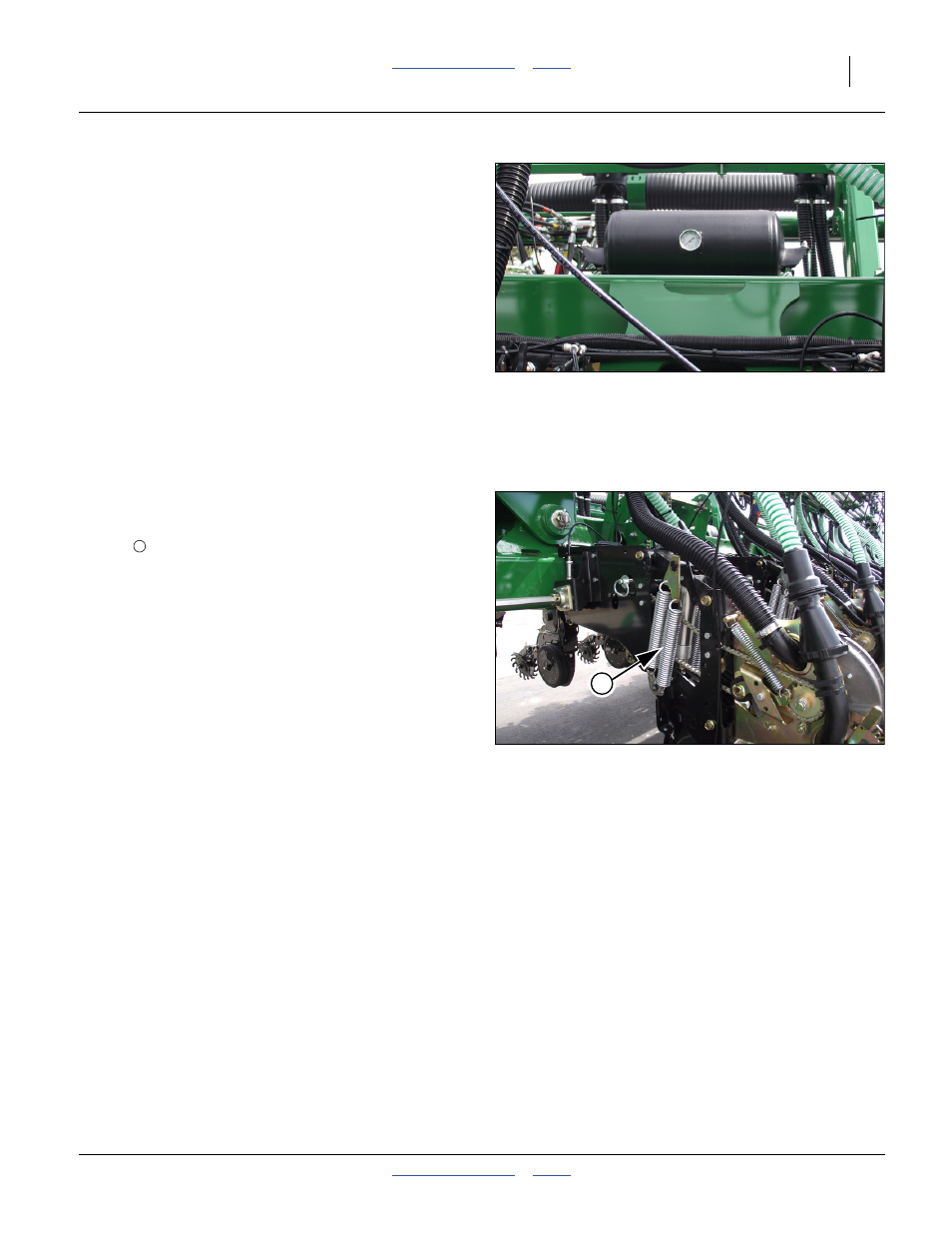 Row-pro™ air pressure gauge, Check for air leaks, Setting the springs | Great Plains 3PYP Operator Manual User Manual | Page 177 / 188
