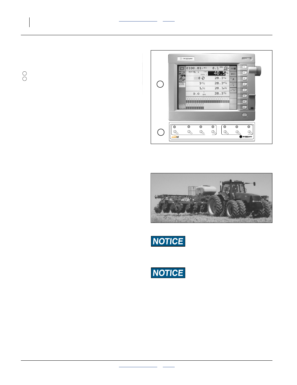 Monitor operation, Raising/lowering planter, Monitor operation raising/lowering planter | Great Plains 3PYP Operator Manual User Manual | Page 26 / 188