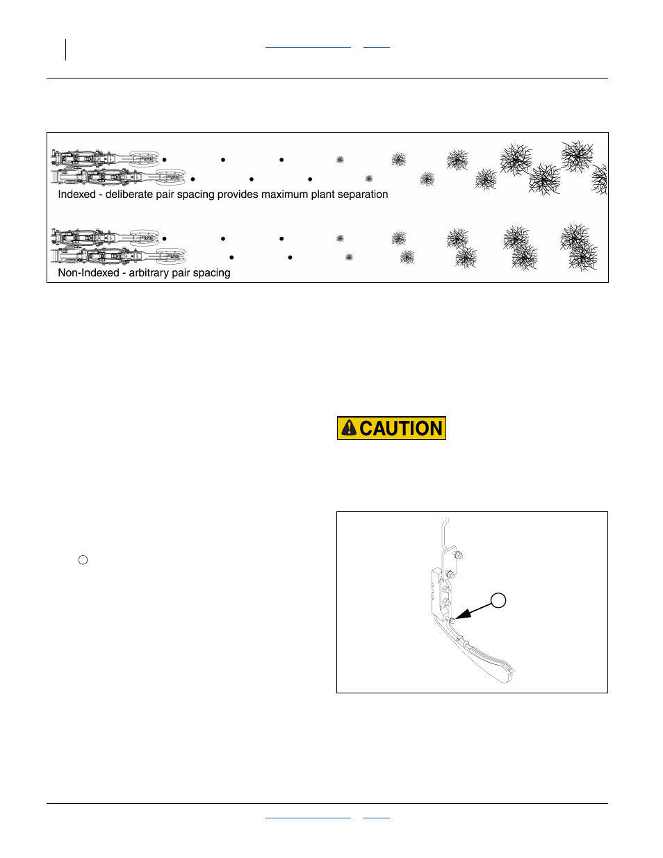 Sprocket indexing (stagger), Seed firmer adjustments, Keeton® seed firmer adjustment | Seed-lok® seed firmer lock-up, Keeton, Seed-lok, Seed firmer adjustments (option), See “ keeton, Es seed-soil contact. see “ seed-lok, Seed | Great Plains 3PYP Operator Manual User Manual | Page 80 / 188