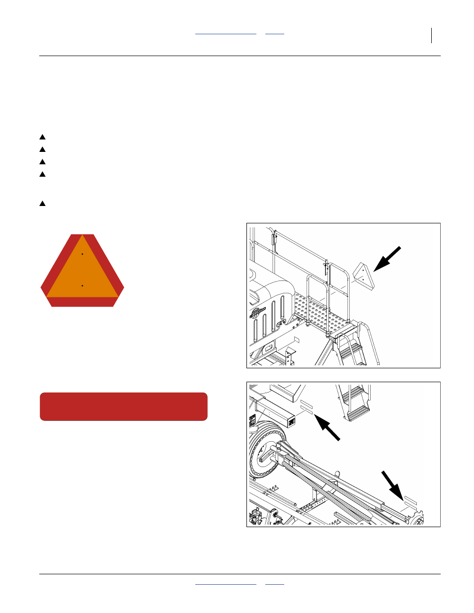Safety decals, Safety reflectors and decals, 055c slow moving vehicle reflector | 266c red reflectors | Great Plains 3PYP Operator Manual User Manual | Page 9 / 188