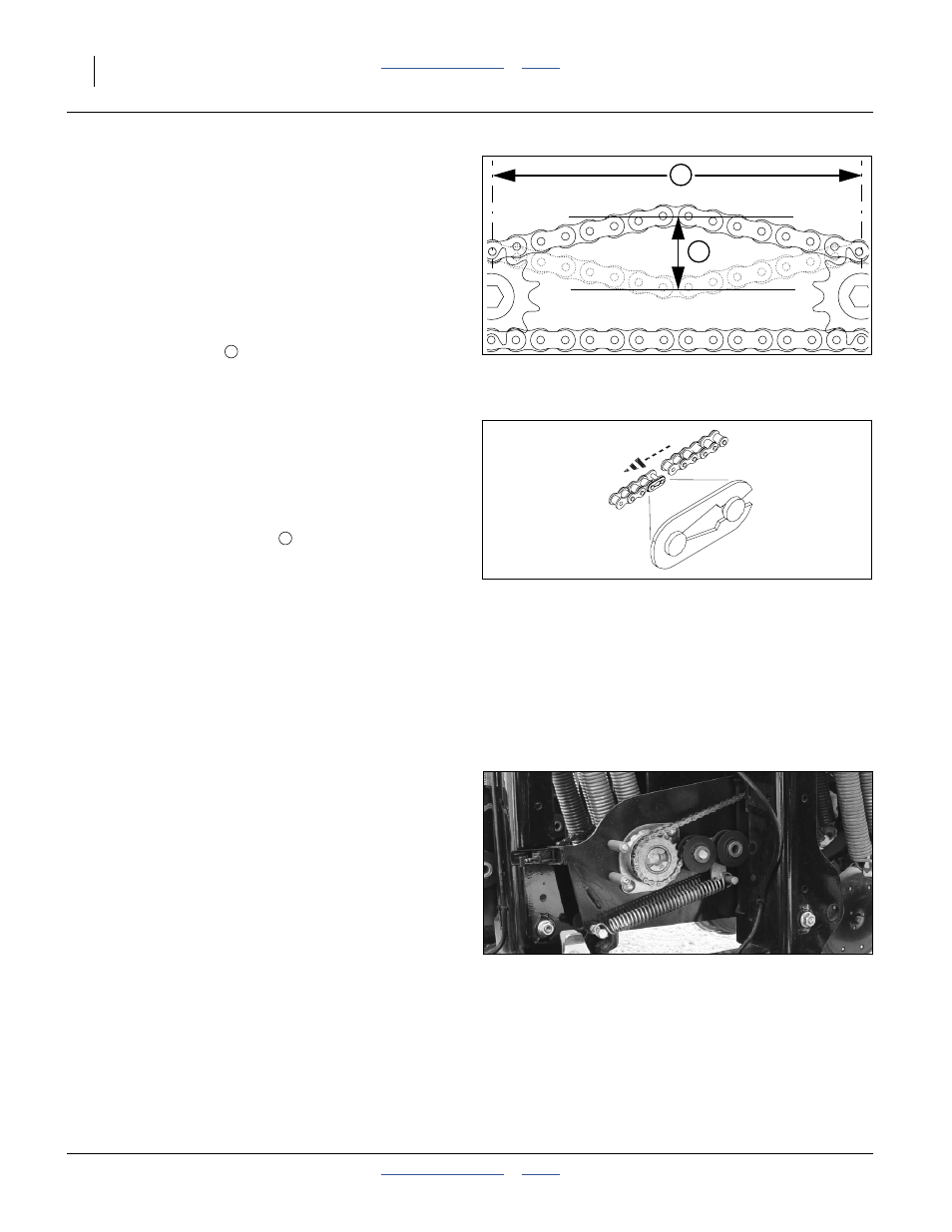 Chain maintenance, Chain slack, Meter drive chain | Chain maintenance chain slack meter drive chain | Great Plains 3PYP Operator Manual User Manual | Page 94 / 188