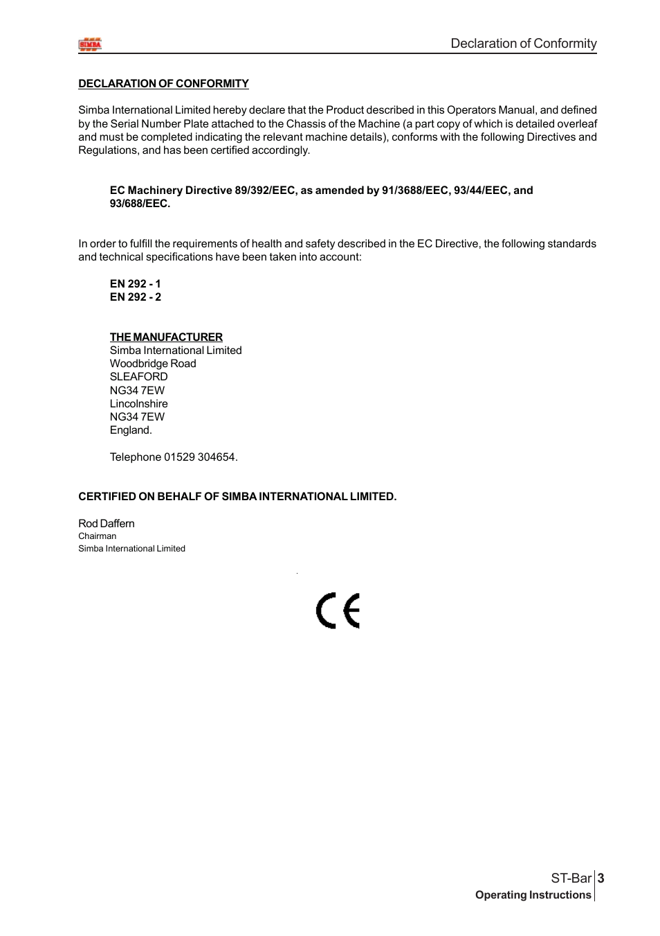 Great Plains P15126 Serial No 12724 User Manual | Page 3 / 34