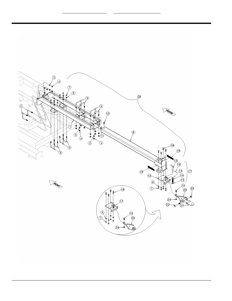 214a_215a rear hitch assembly | Great Plains 4336 DH Parts Manual User Manual | Page 102 / 114