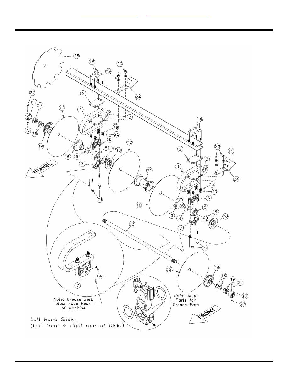 Section 5: gangs, Disk gang assembly, 7 1/2" & 9" spacing | Great Plains 4336 DH Parts Manual User Manual | Page 78 / 114