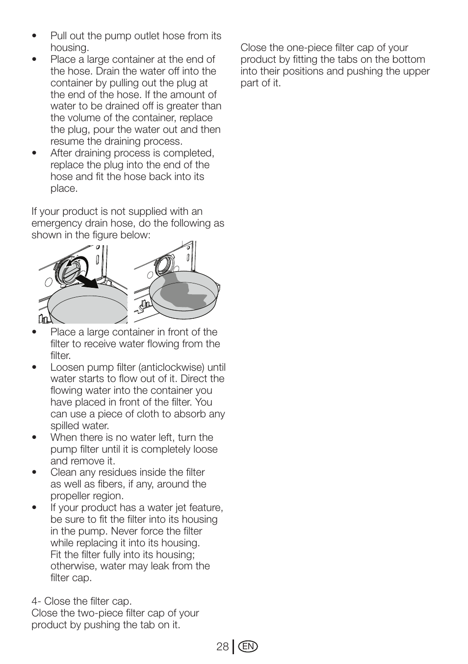 Beko WMI 71641 User Manual | Page 28 / 48