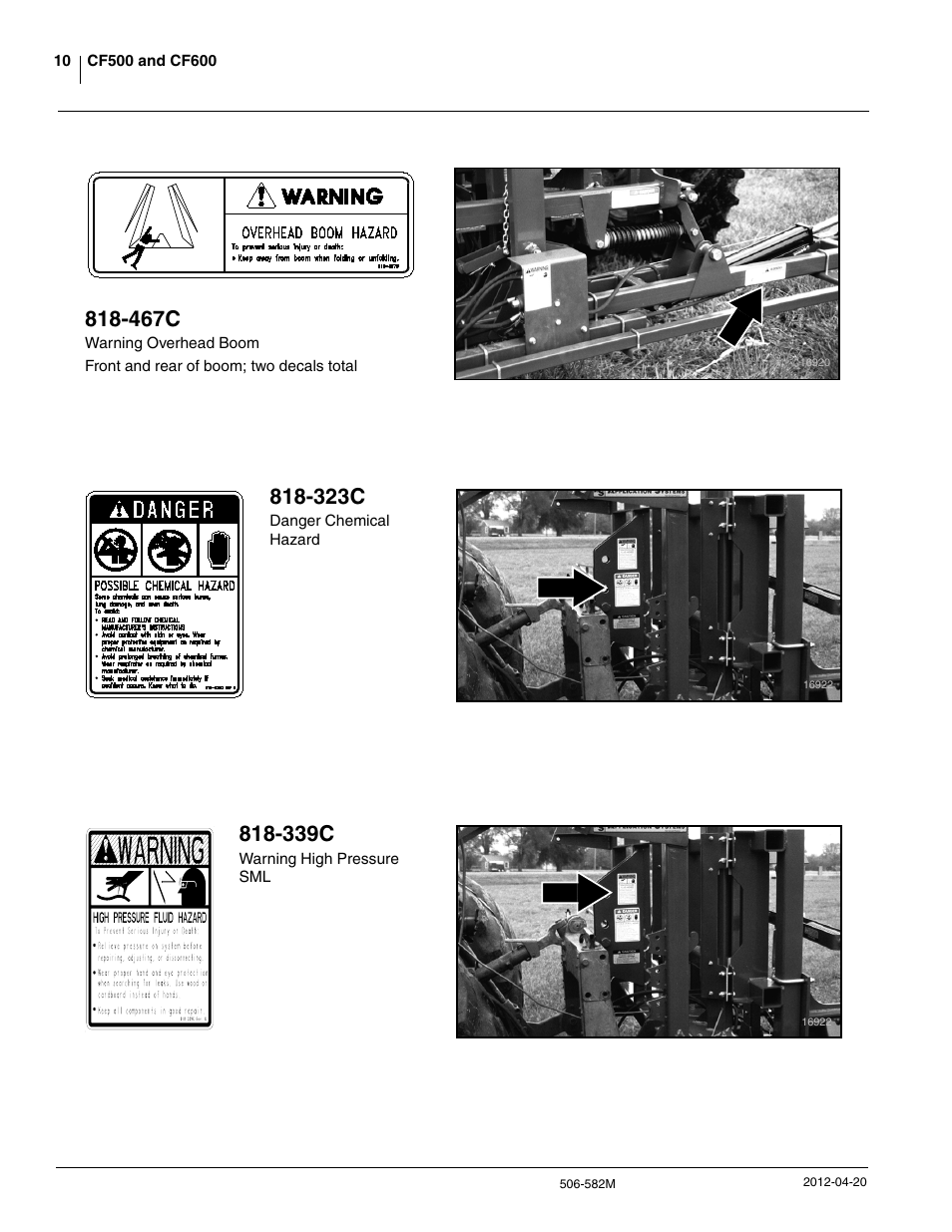 323c, 339c, 467c | Great Plains CF600 Operator Manual User Manual | Page 12 / 38
