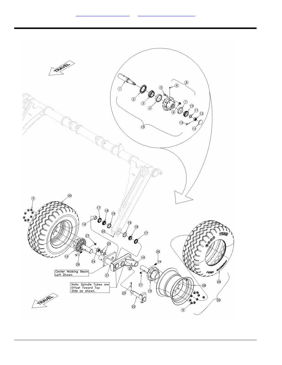 Section 3: transport, Center walking beam | Great Plains 4000TM Parts Manual User Manual | Page 32 / 106