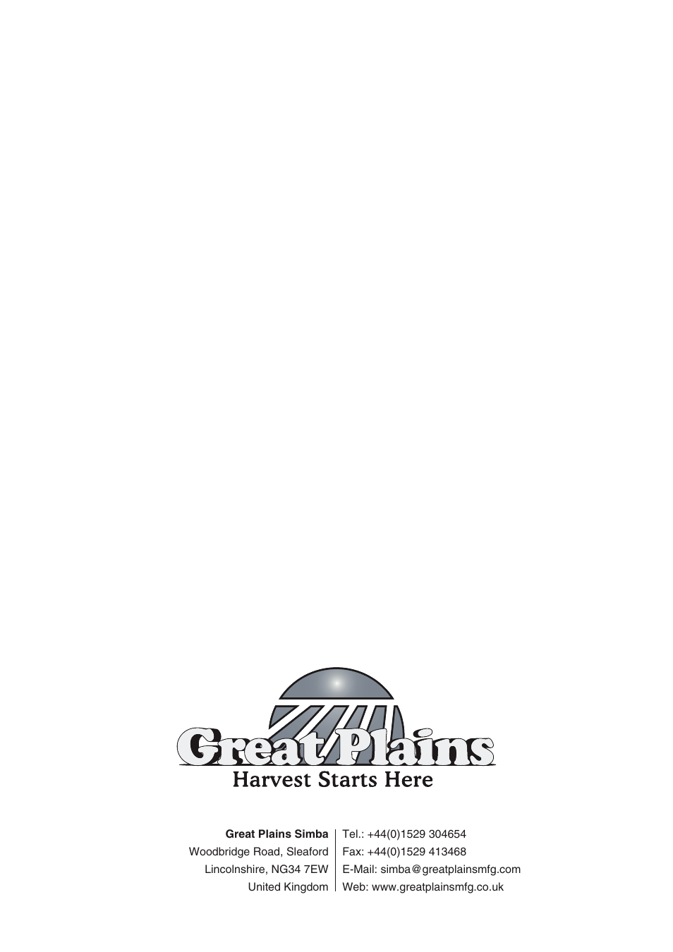 Great Plains Simba Culti Press Operator Manual User Manual | Page 38 / 38