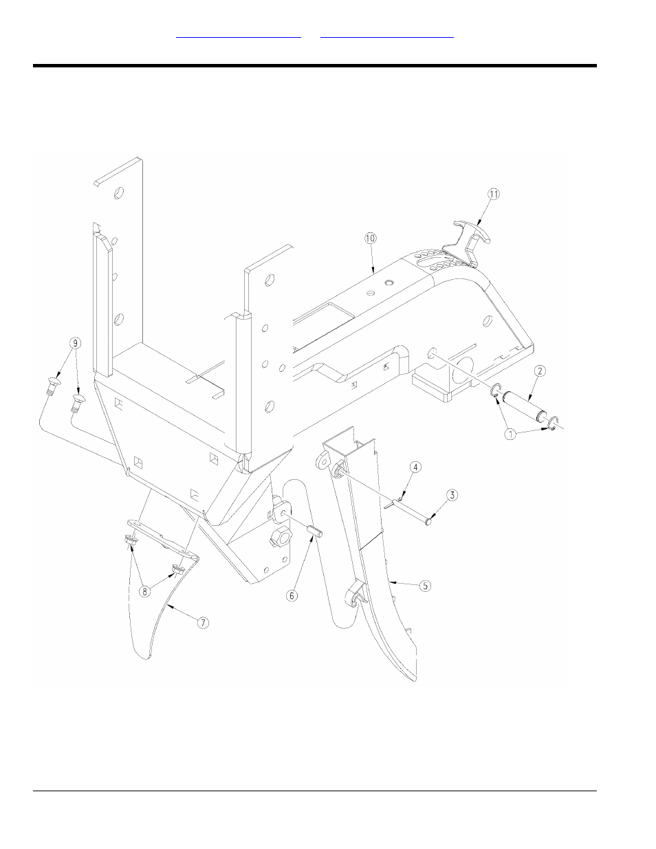 Shank assembly, Table of contents part number index shank assembly | Great Plains SRU1999 Parts Manual User Manual | Page 18 / 58