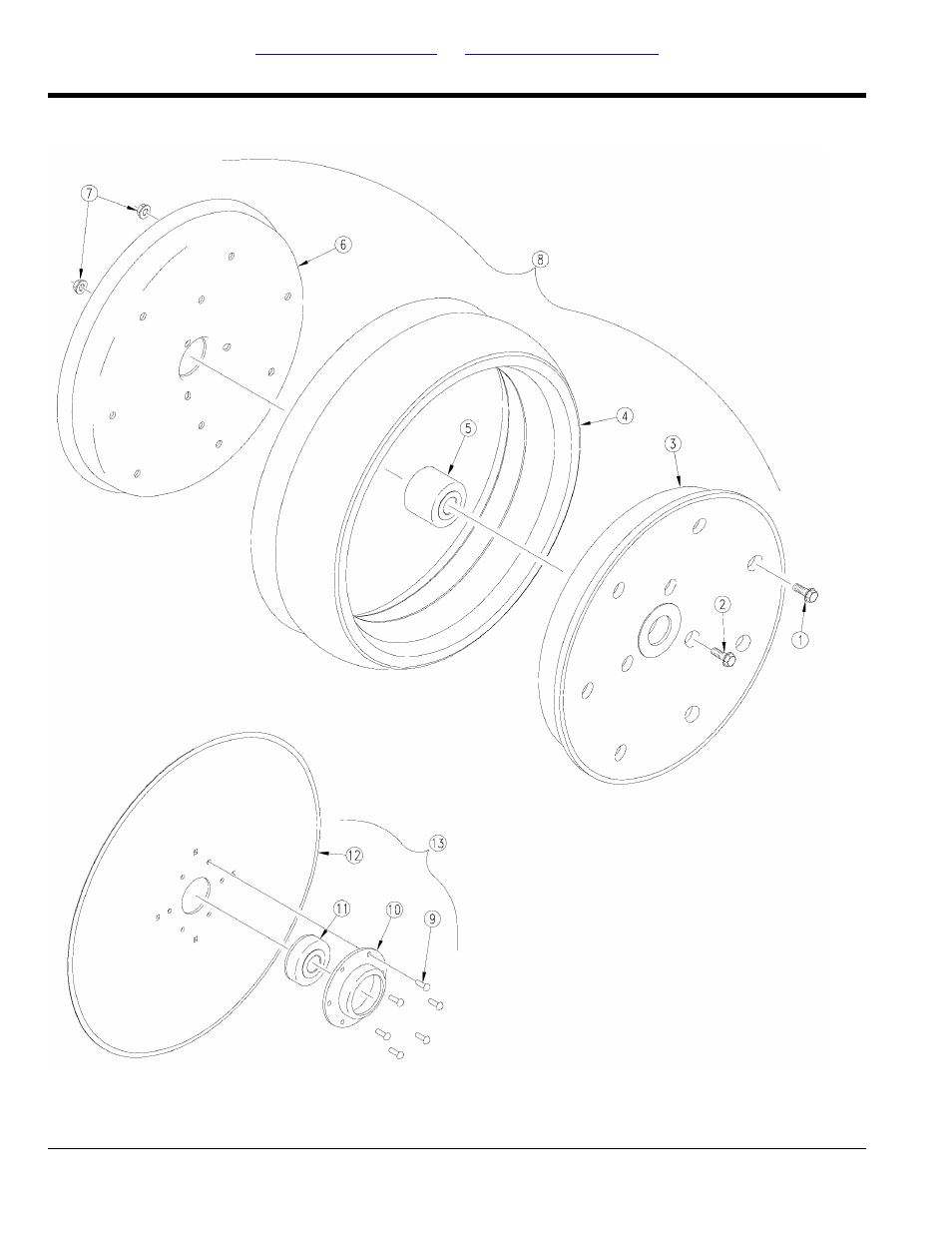Side gauge wheel & disk assembly | Great Plains SRU1999 Parts Manual User Manual | Page 22 / 58