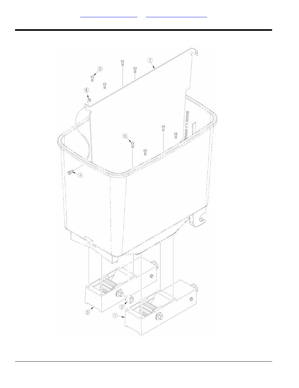 Chemical hopper primary & secondary granular meter, Chemical hopper primary & secondary granular, Meter | Great Plains SRU1999 Parts Manual User Manual | Page 28 / 58