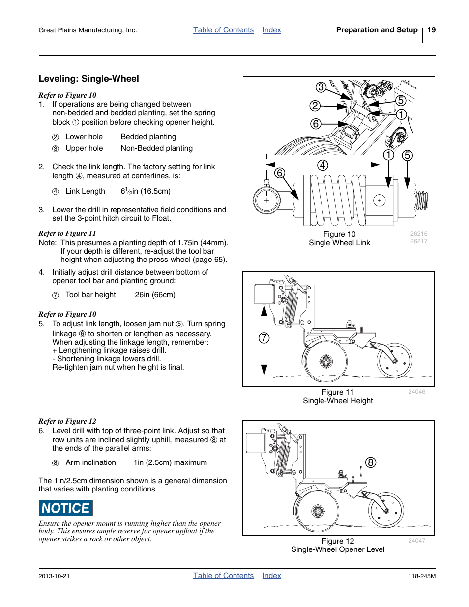 Leveling: single-wheel | Great Plains 2510HDP Operator Manual User Manual | Page 23 / 180