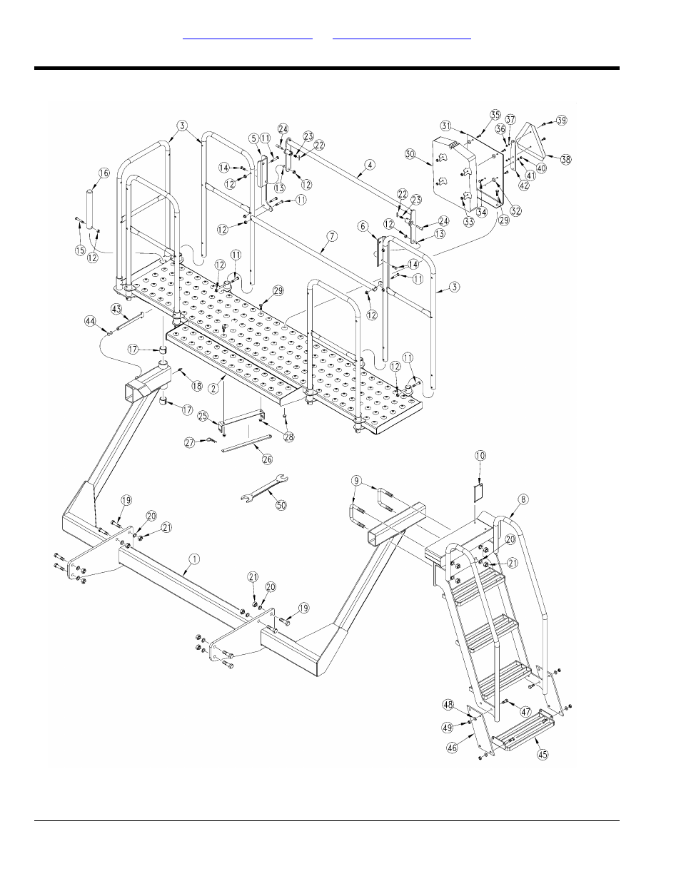 Walkboard, Table of contents part number index walkboard | Great Plains YP1220 Parts Manual User Manual | Page 12 / 136