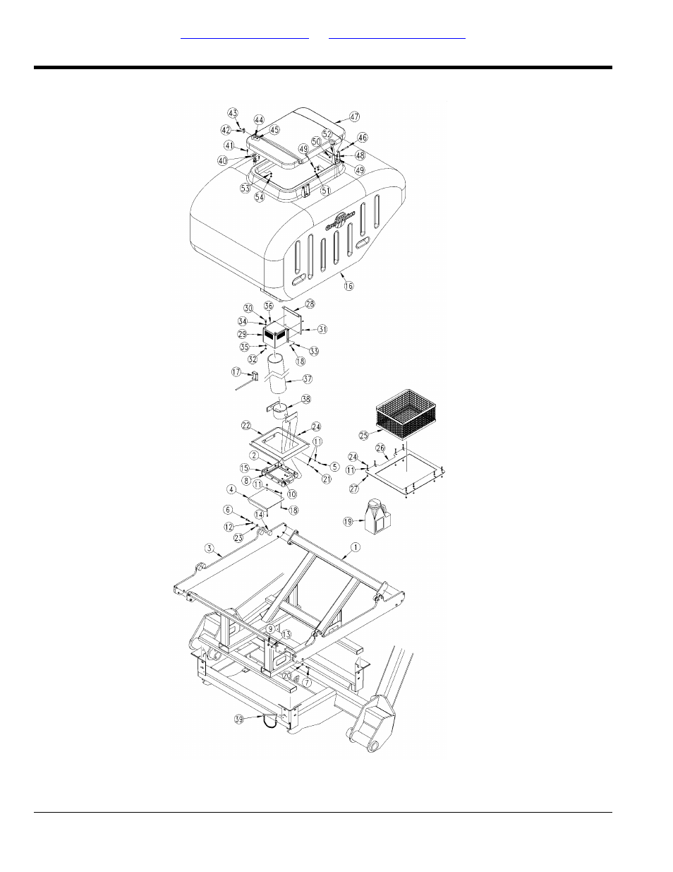 Hopper box to frame | Great Plains YP1220 Parts Manual User Manual | Page 14 / 136