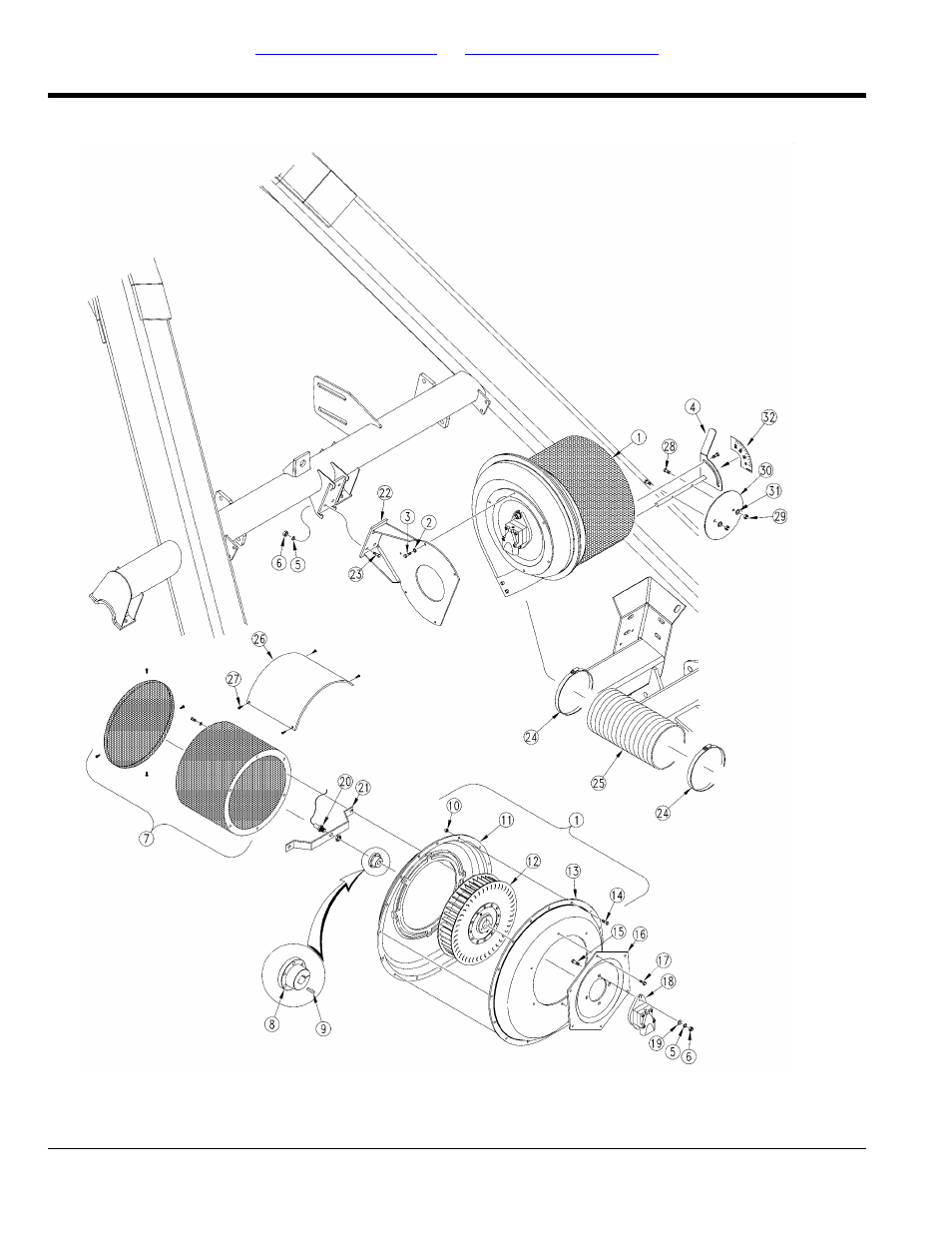 Fan to frame, Table of contents part number index fan to frame | Great Plains YP1220 Parts Manual User Manual | Page 24 / 136