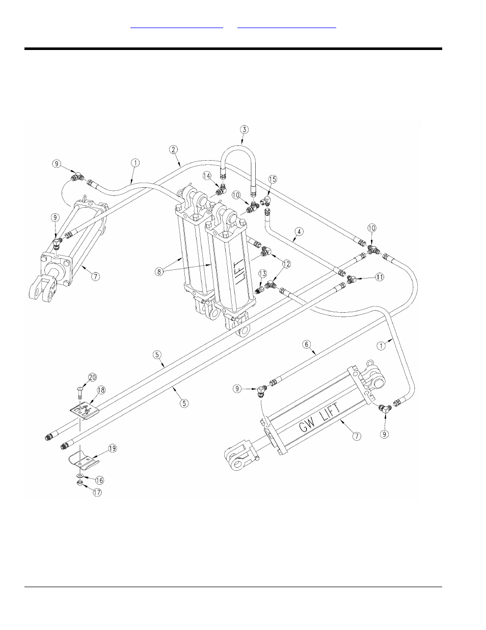 Lift hydraulics | Great Plains YP1220 Parts Manual User Manual | Page 86 / 136