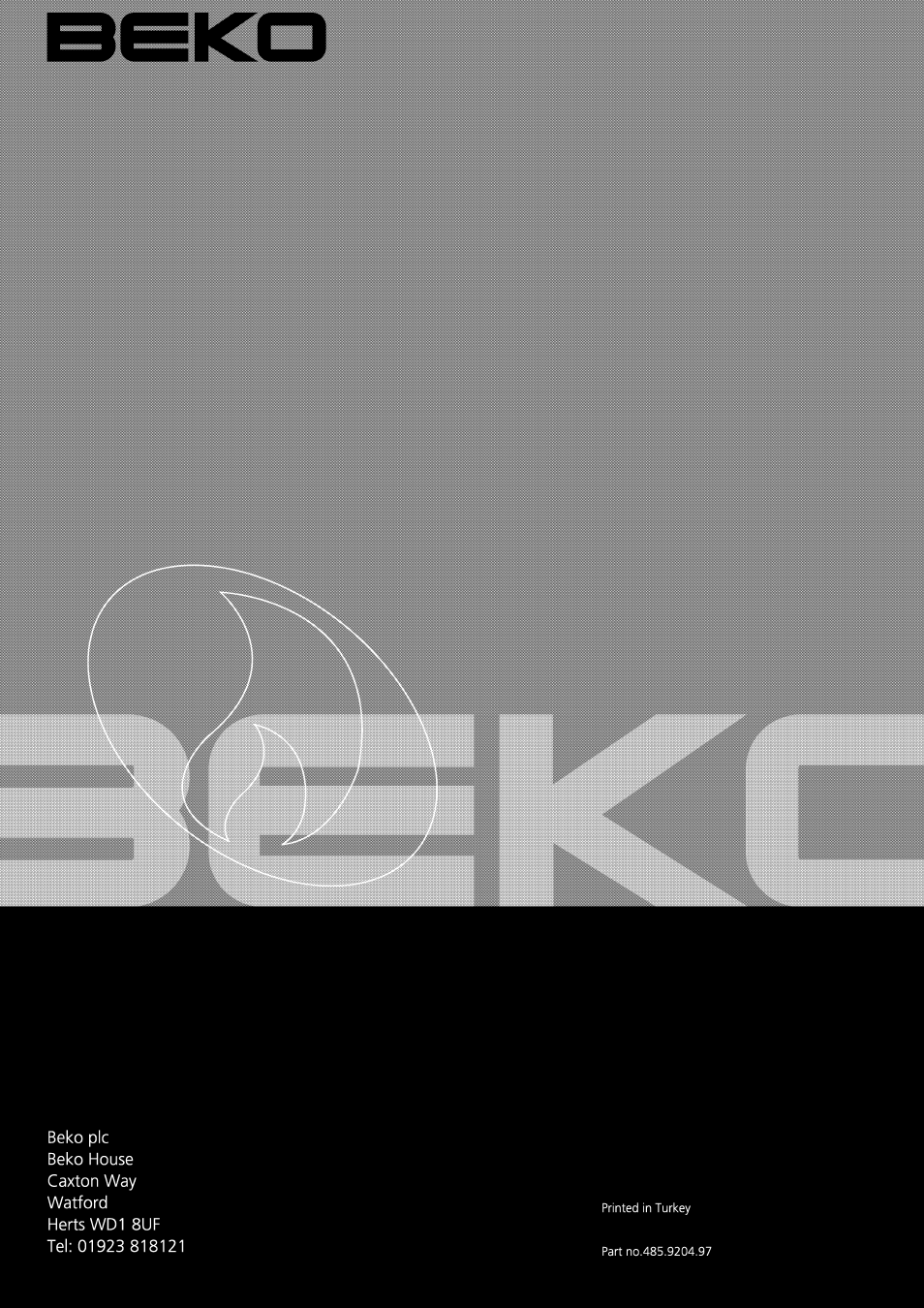 Beko D531 User Manual | Page 16 / 16