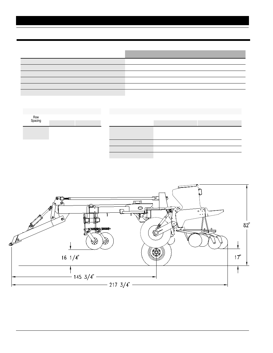Section 8 specifications & warranty, Specifications & warranty specifications | Great Plains AS20 Operator Manual User Manual | Page 34 / 36