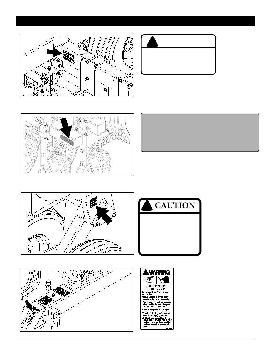 Warning, Caution, 437c | 265c, 188c, 398c | Great Plains AS20 Operator Manual User Manual | Page 6 / 36