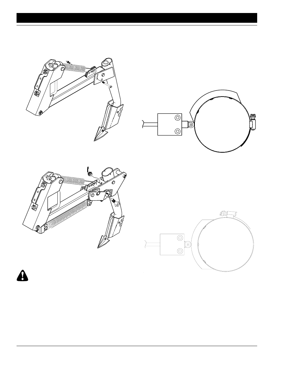 Electric clutch height switch, Warning | Great Plains ADI334 Operator Manual User Manual | Page 24 / 39