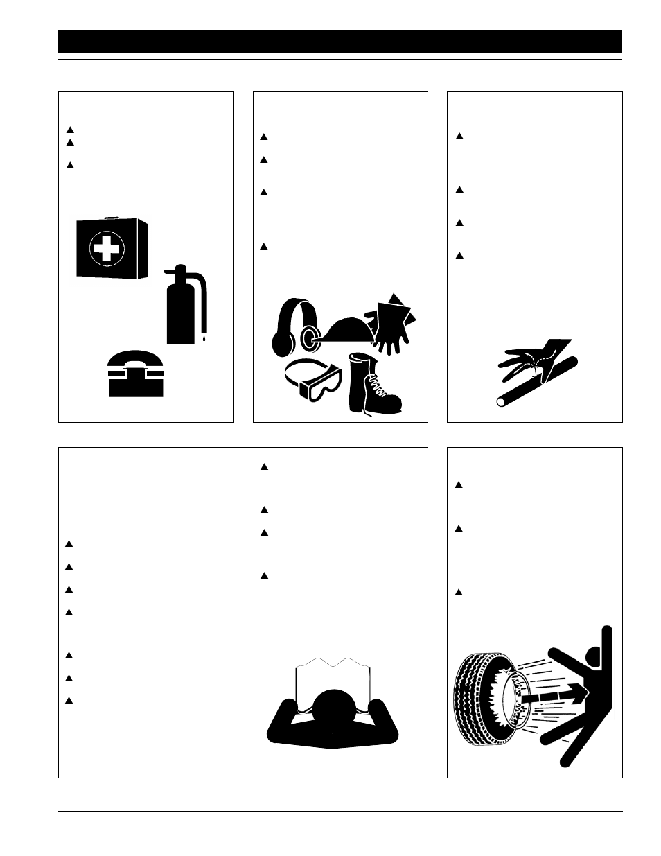 Important safety information, Prepare for emergencies, Tire safety | Wear protective equipment, Avoid high pressure fluids hazard, Safety at all times | Great Plains ADI334 Operator Manual User Manual | Page 5 / 39