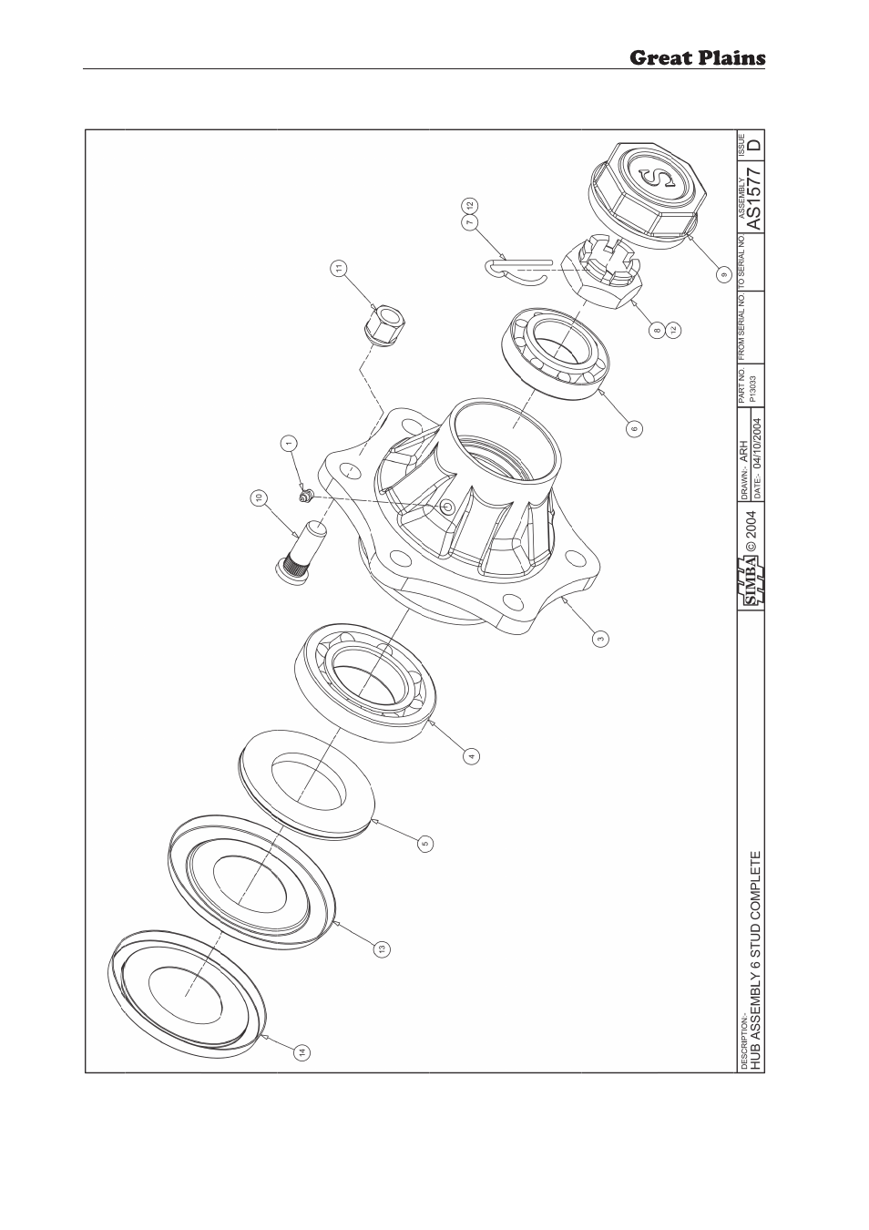 Great Plains Simba Single Press Parts Manual User Manual | Page 22 / 122