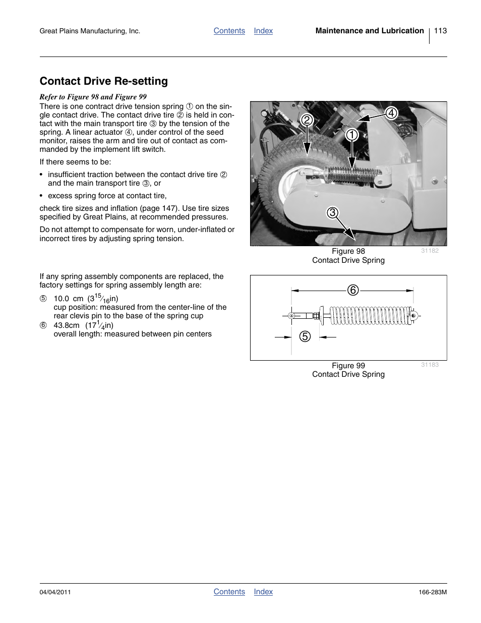 Contact drive re-setting | Great Plains NTA2007HD Operator Manual User Manual | Page 117 / 178