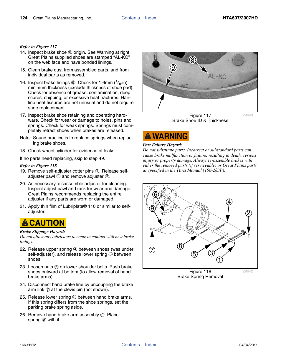 Great Plains NTA2007HD Operator Manual User Manual | Page 128 / 178