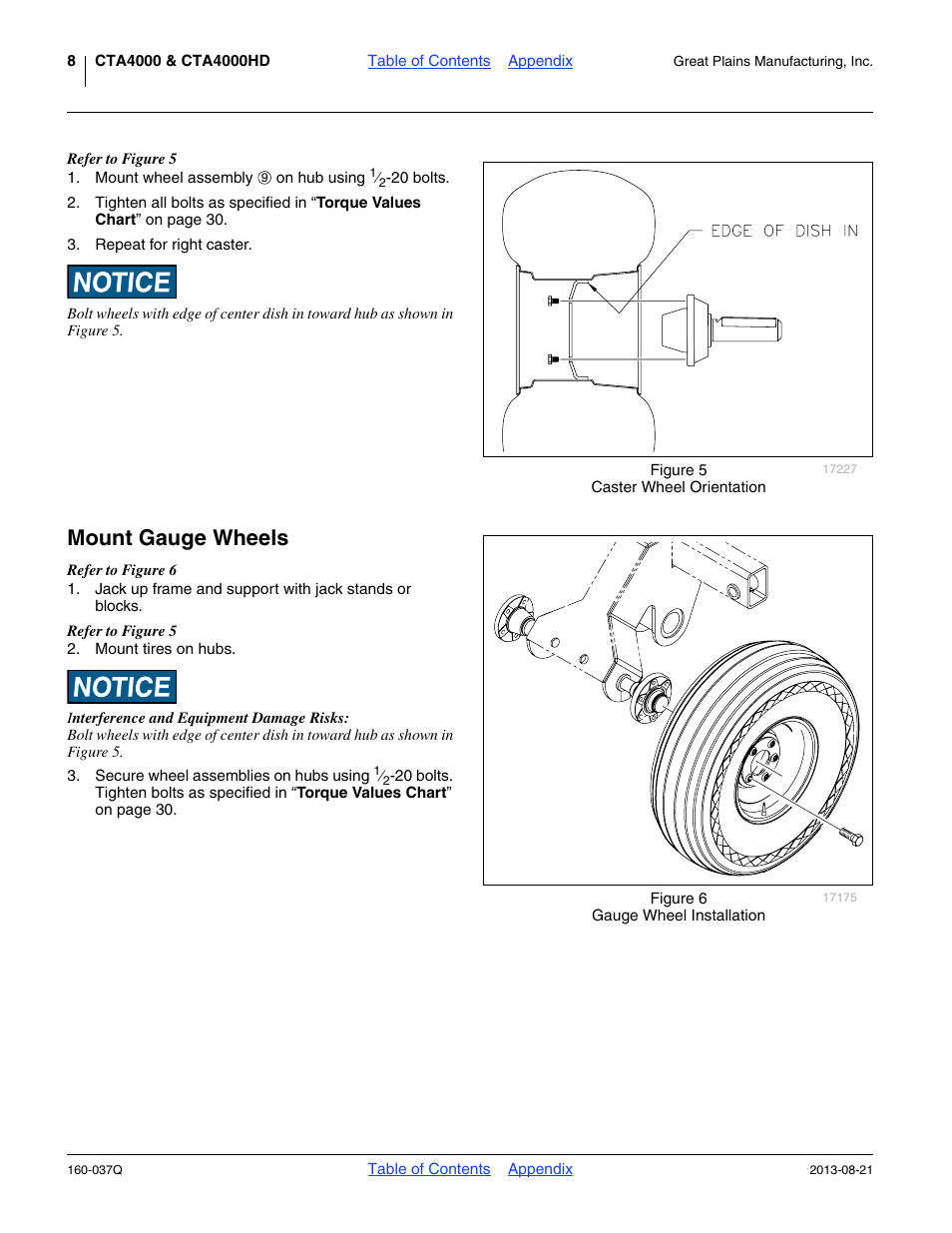 Mount gauge wheels | Great Plains CTA4000 Predelivery Manual User Manual | Page 12 / 38