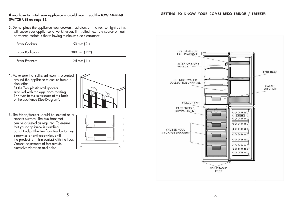 Beko FC 175F User Manual | Page 4 / 11