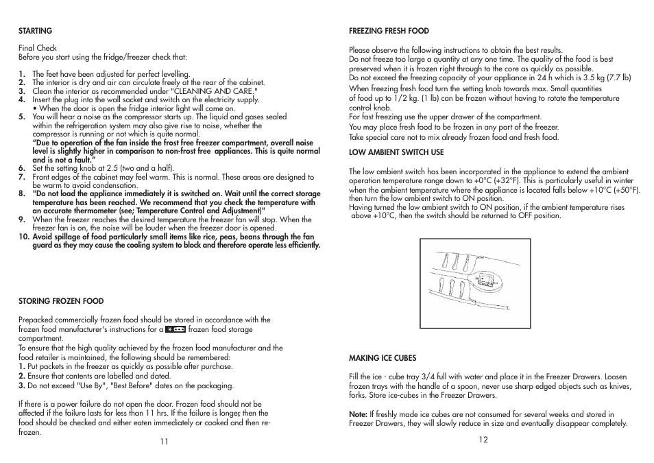 Beko FC 175F User Manual | Page 7 / 11