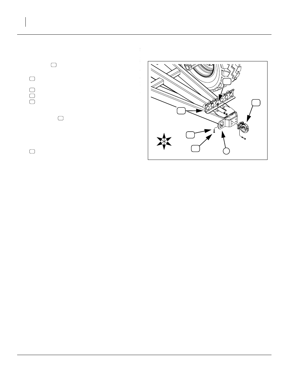 Install hose connection bulkhead, Mount pintle hook, Install hose connection bulkhead mount pintle hook | To the left. align the | Great Plains 3N4010HDA Predelivery Manual User Manual | Page 20 / 44