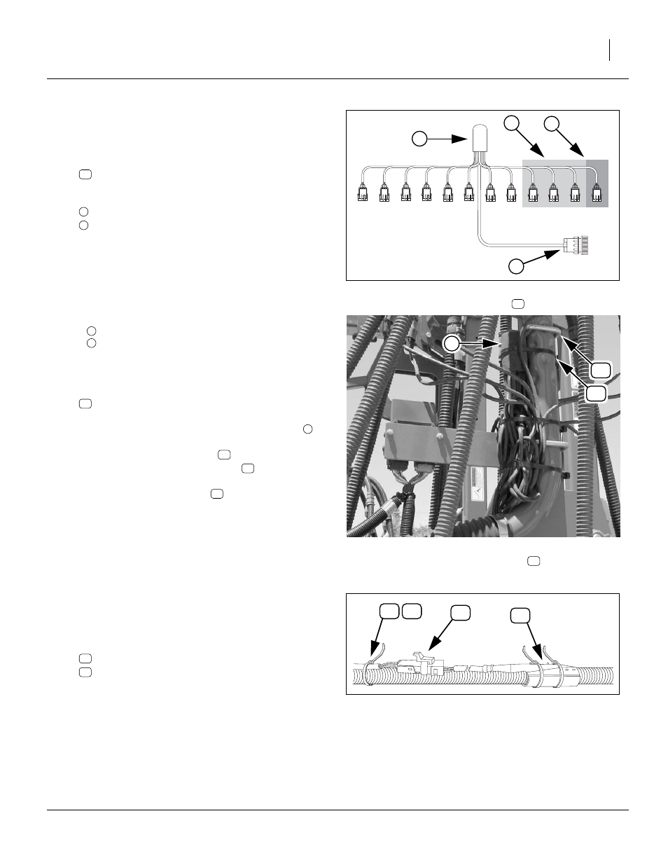 Mount row harnesses, Connect sensors to row harnesses | Great Plains 3N4010HDA Predelivery Manual User Manual | Page 35 / 44