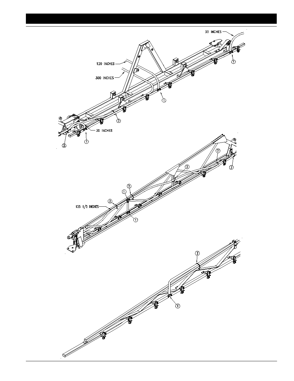 Figure 2-3, figure 2-4 and figure 2-5 f, Figure 2-3, figure 2-4, Figure 2-5 f | Great Plains CF60 Predelivery Manual User Manual | Page 13 / 15