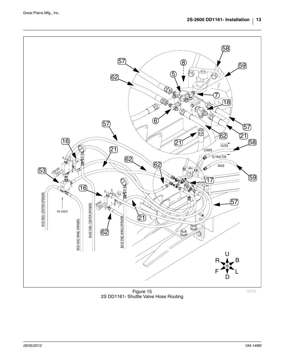 At the, At the shuttle | Great Plains 3S-3000 Installation Instructions User Manual | Page 13 / 24