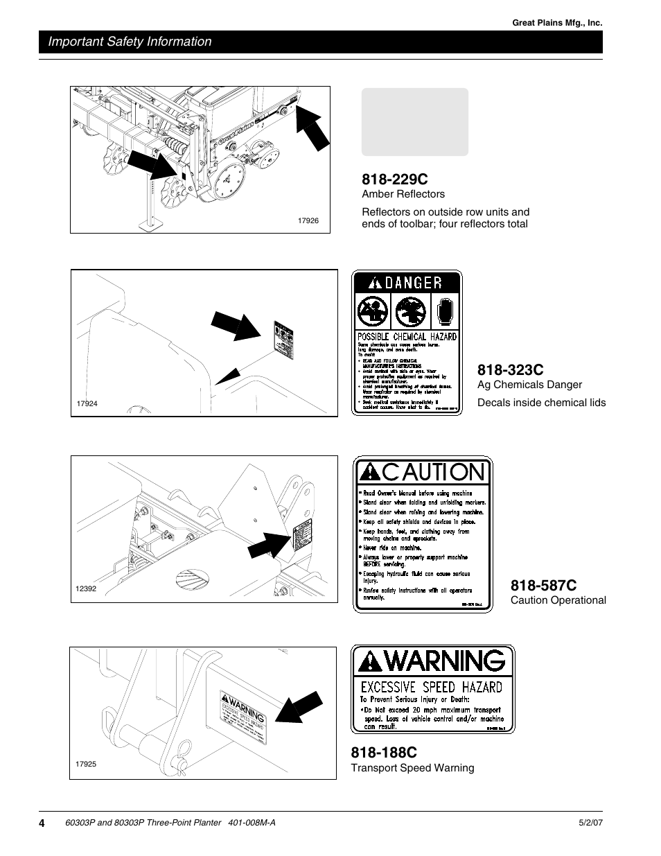 323c, 587c, 188c | 229c | Great Plains 8030P G1022 Operator Manual User Manual | Page 7 / 44