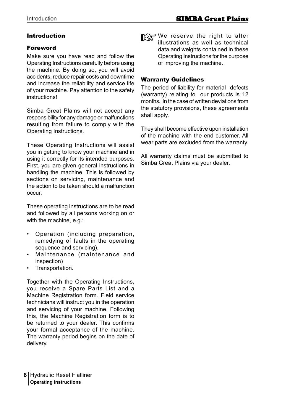 Great Plains P16229C Operator Manual User Manual | Page 8 / 92