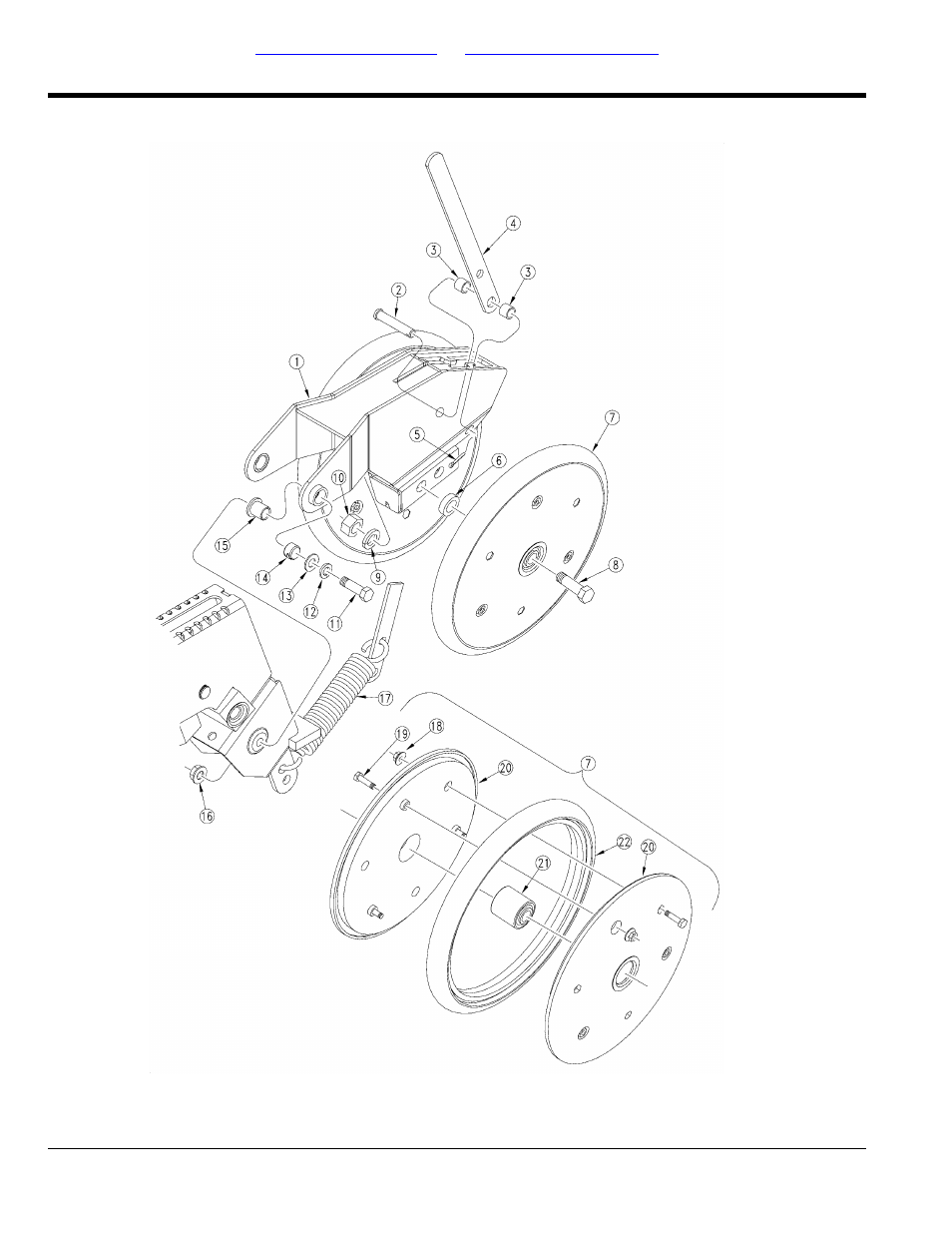 1" x 12" double "v" press wheel short | Great Plains YP4025F-1670 Parts Manual User Manual | Page 130 / 274