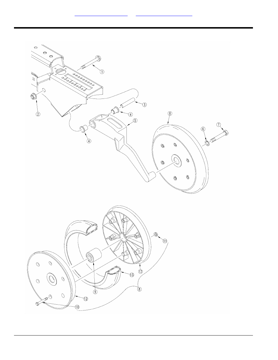 Hd 3" x 13" single press wheel | Great Plains YP4025F-1670 Parts Manual User Manual | Page 144 / 274