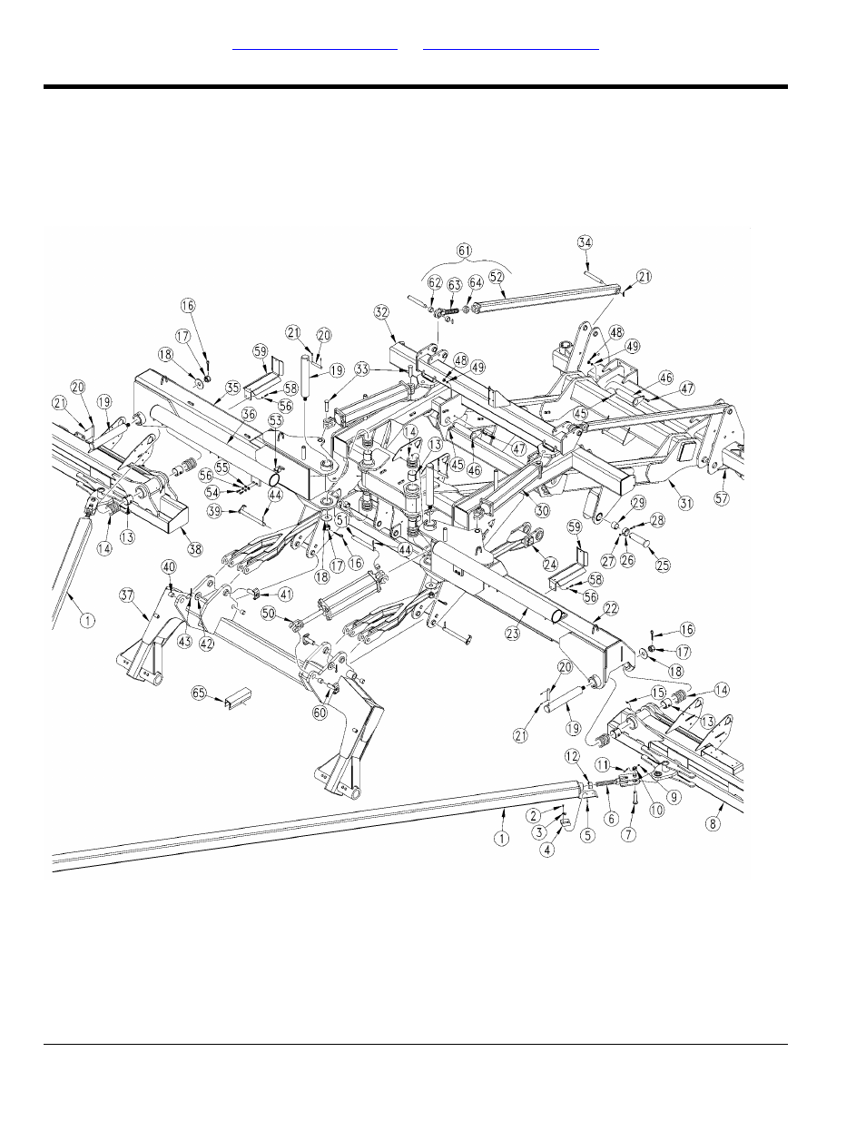 Mainframe, Table of contents part number index mainframe | Great Plains YP4025F-1670 Parts Manual User Manual | Page 16 / 274