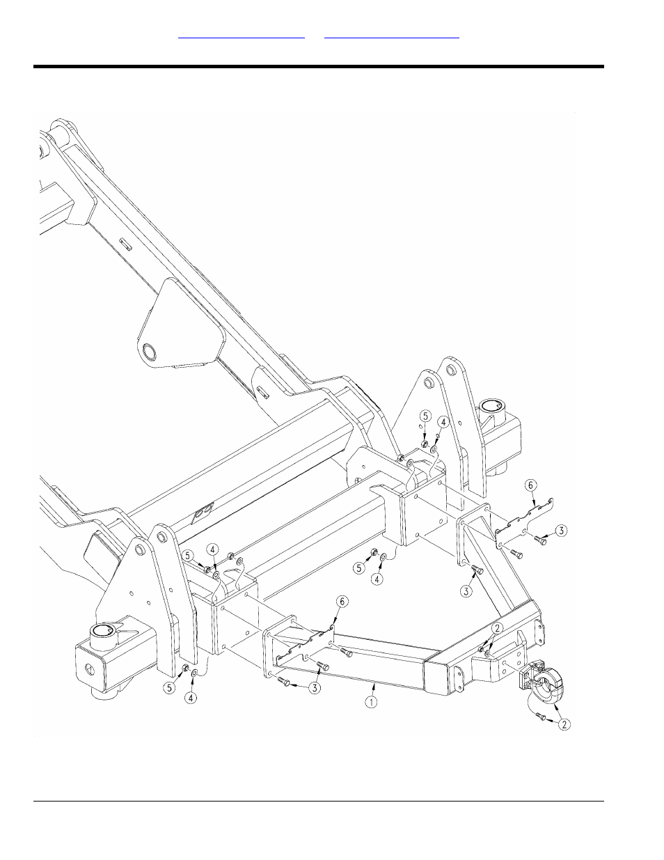 Rear hitch, Table of contents part number index rear hitch | Great Plains YP4025F-1670 Parts Manual User Manual | Page 20 / 274