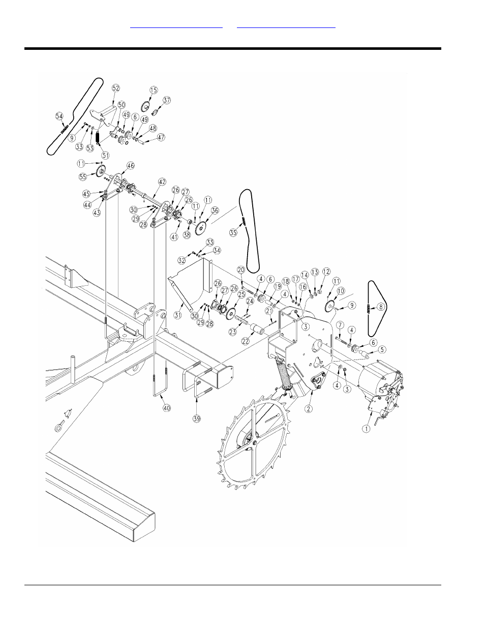 Dry fertilizer ground drive | Great Plains YP4025F-1670 Parts Manual User Manual | Page 254 / 274