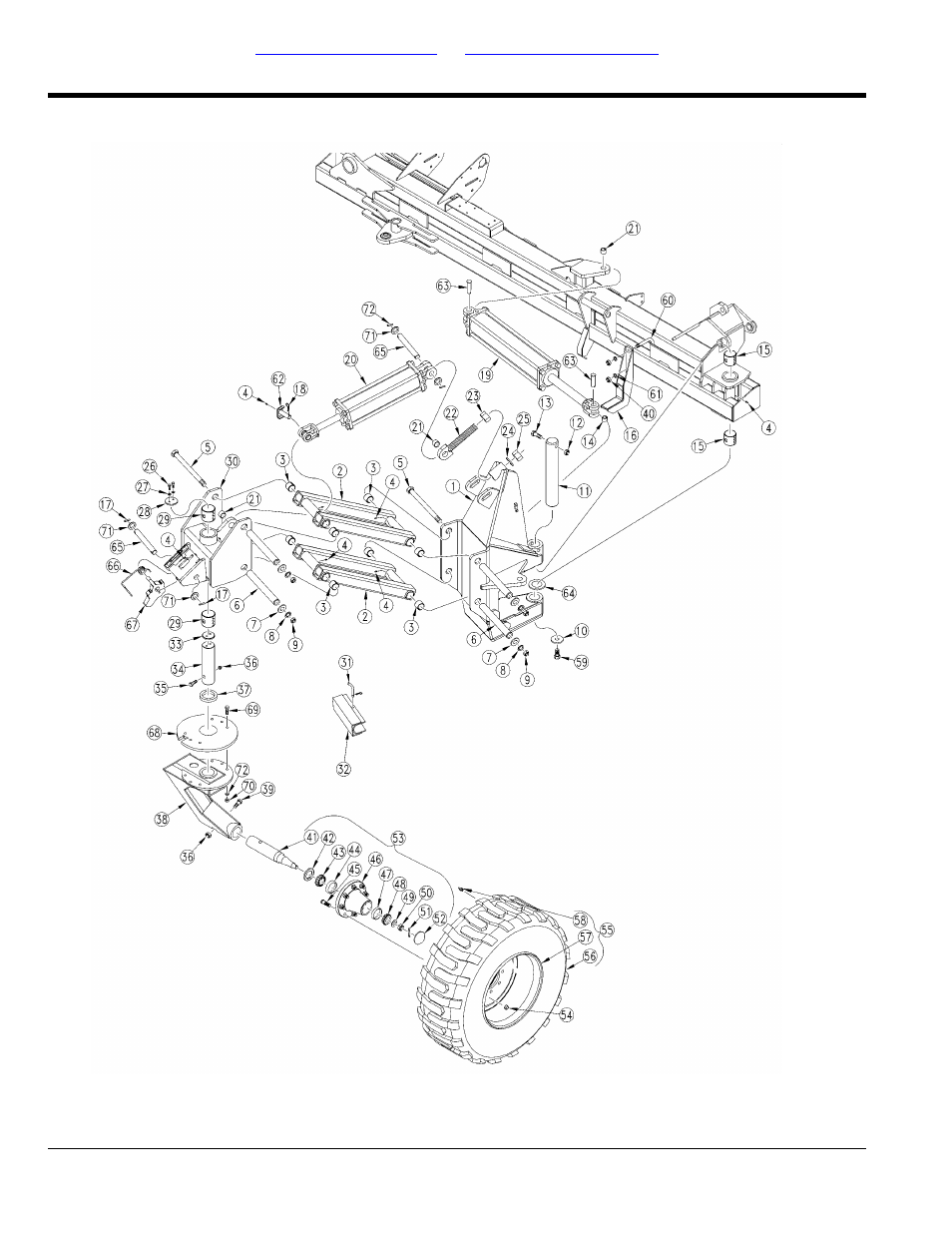 Transport, Gauge wheels, Table of contents part number index gauge wheels | Great Plains YP4025F-1670 Parts Manual User Manual | Page 46 / 274