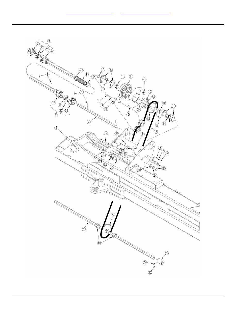 Wing drive, Table of contents part number index wing drive | Great Plains YP4025F-1670 Parts Manual User Manual | Page 56 / 274