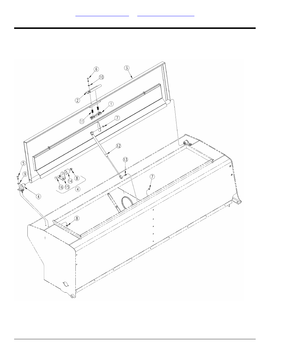 Lid to box, Table of contents part number index lid to box | Great Plains 1520P Parts Manual User Manual | Page 10 / 148