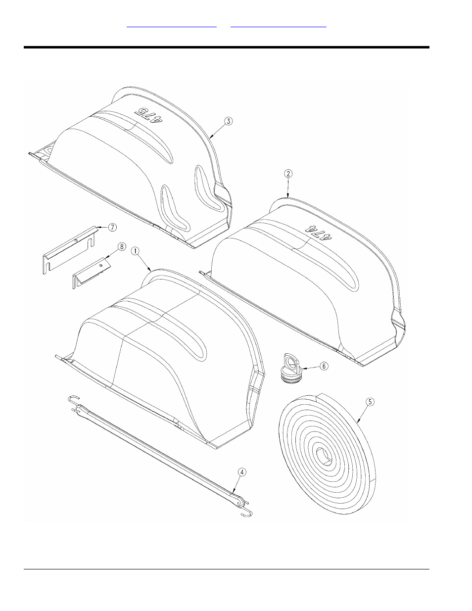 Baffle (option), Twin row baffle | Great Plains 1520P Parts Manual User Manual | Page 110 / 148