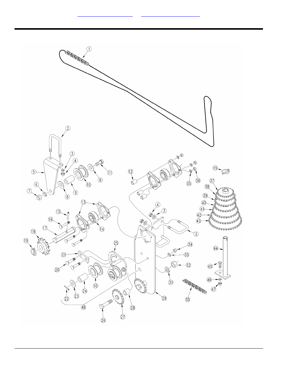 Microband drive (s/n 10513c-) | Great Plains 1520P Parts Manual User Manual | Page 120 / 148